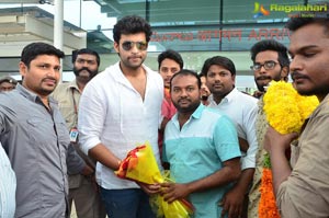 Fidaa Team at Vijayawada Airport