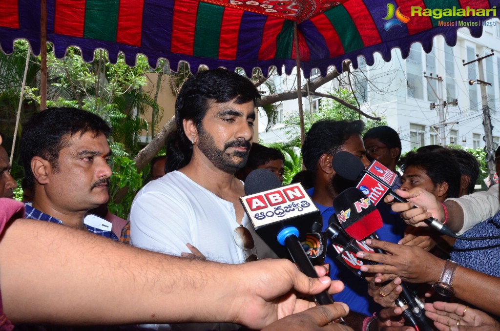 Raviteja at his Brother Bharath 11th Day Ceremony 
