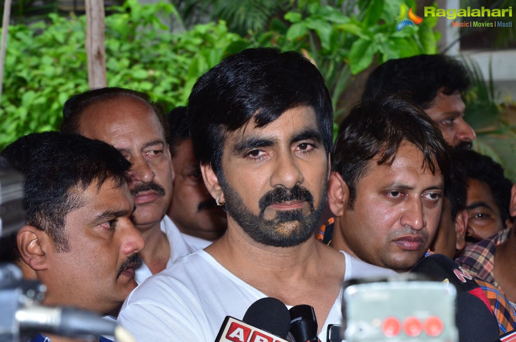 Raviteja at his Brother Bharath 11th Day Ceremony 