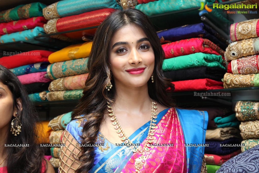 Pooja Hegde launches Anutex Shopping Mall at Kothapet