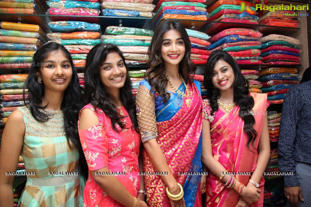 Pooja Hegde launches Anutex Shopping Mall at Kothapet