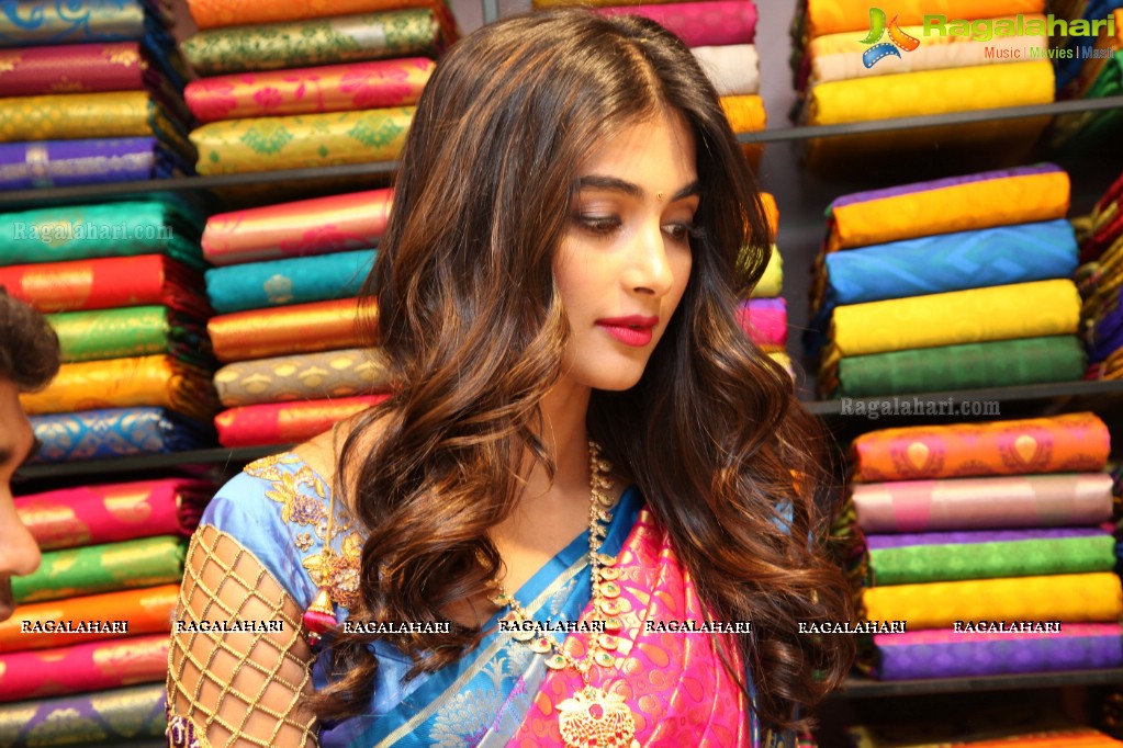 Pooja Hegde launches Anutex Shopping Mall at Kothapet