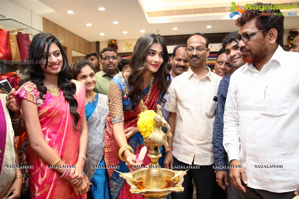 Pooja Hegde launches Anutex Shopping Mall at Kothapet