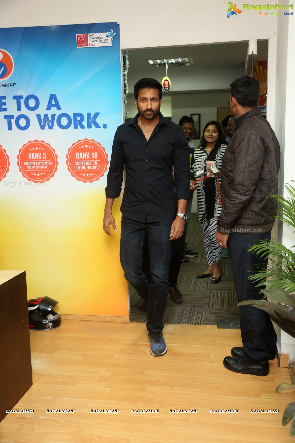 Gopichand at 91.1 FM Radio City