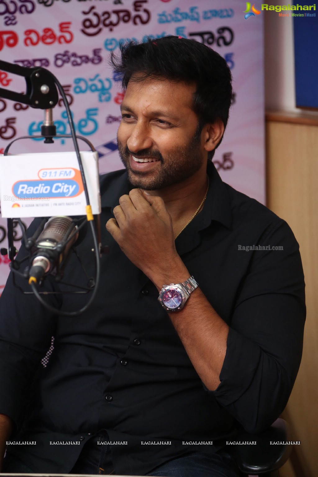 Gopichand at 91.1 FM Radio City