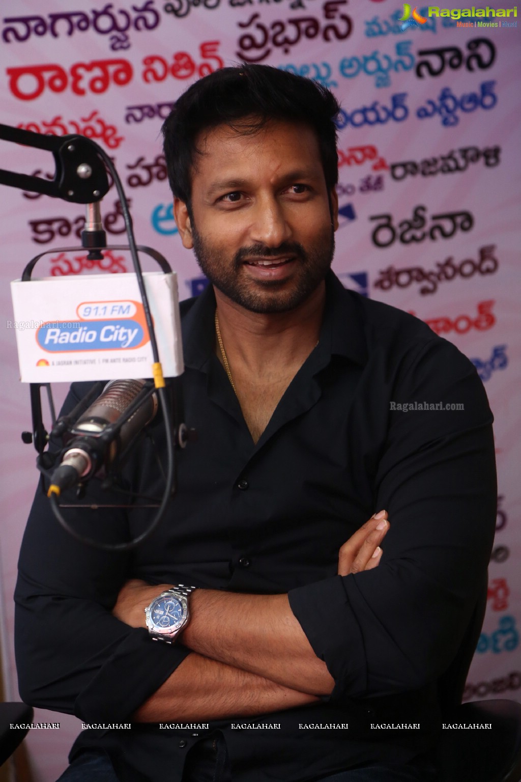 Gopichand at 91.1 FM Radio City