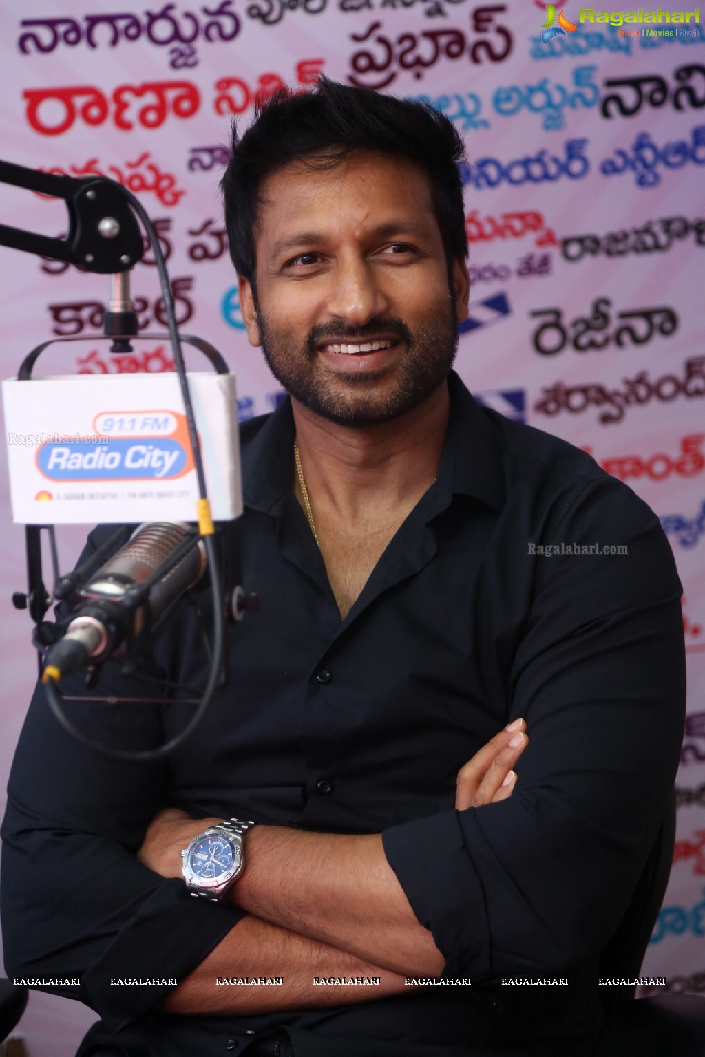 Gopichand at 91.1 FM Radio City