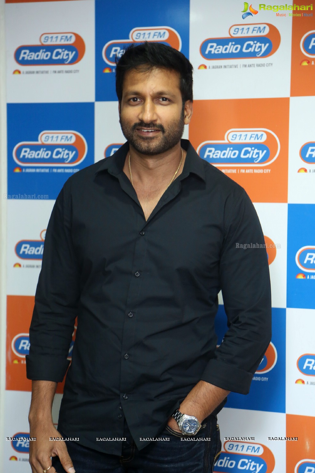 Gopichand at 91.1 FM Radio City