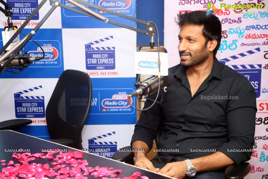 Gopichand at 91.1 FM Radio City