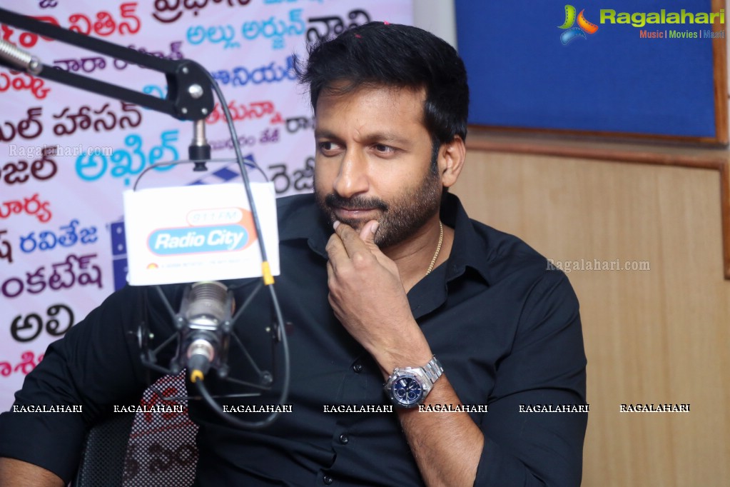 Gopichand at 91.1 FM Radio City