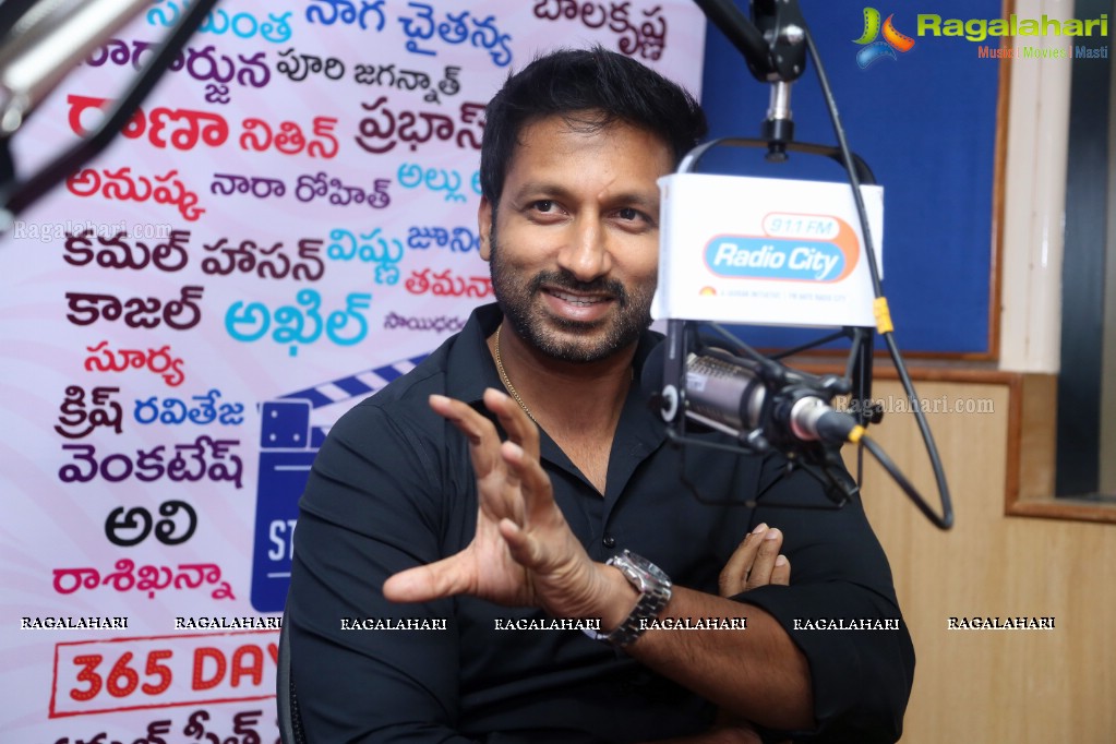 Gopichand at 91.1 FM Radio City