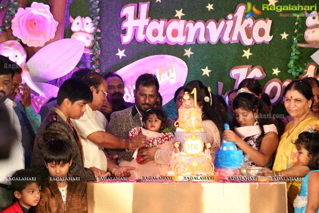 First Birthday Celebrations of Baby Haanvika Konka at Sri Raja Rajeshwari Gardens