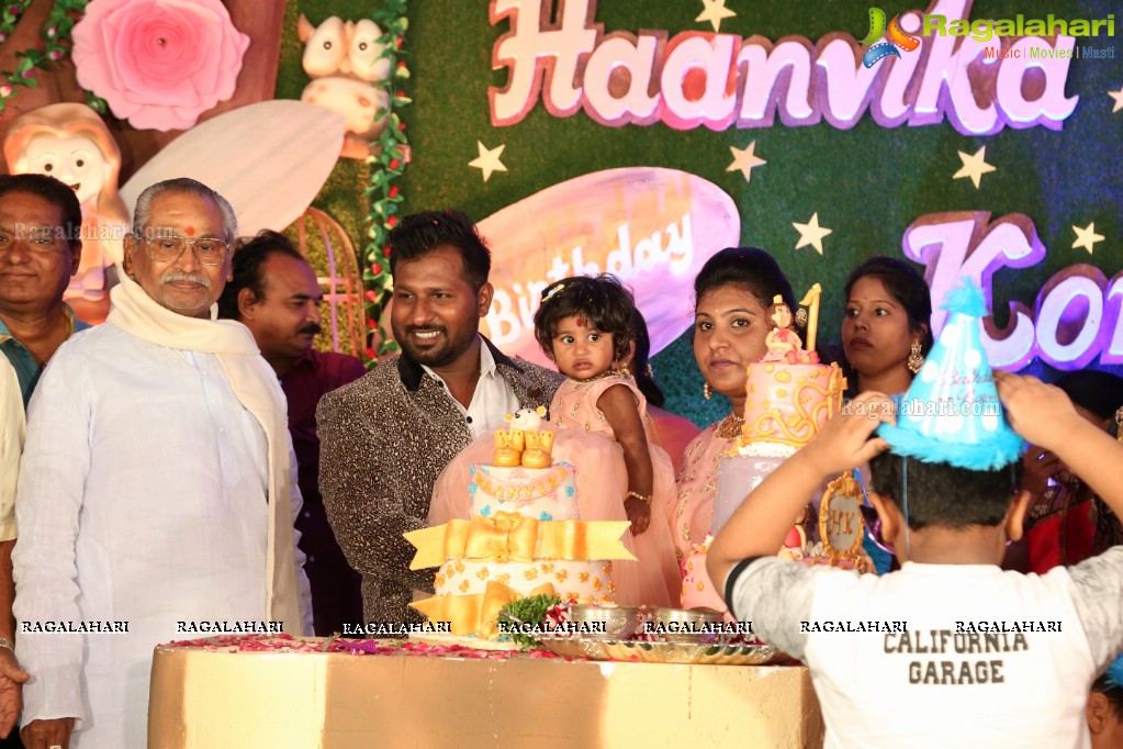 First Birthday Celebrations of Baby Haanvika Konka at Sri Raja Rajeshwari Gardens