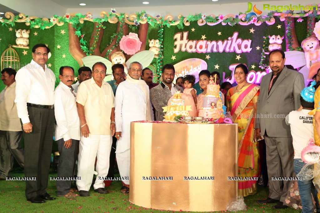 First Birthday Celebrations of Baby Haanvika Konka at Sri Raja Rajeshwari Gardens