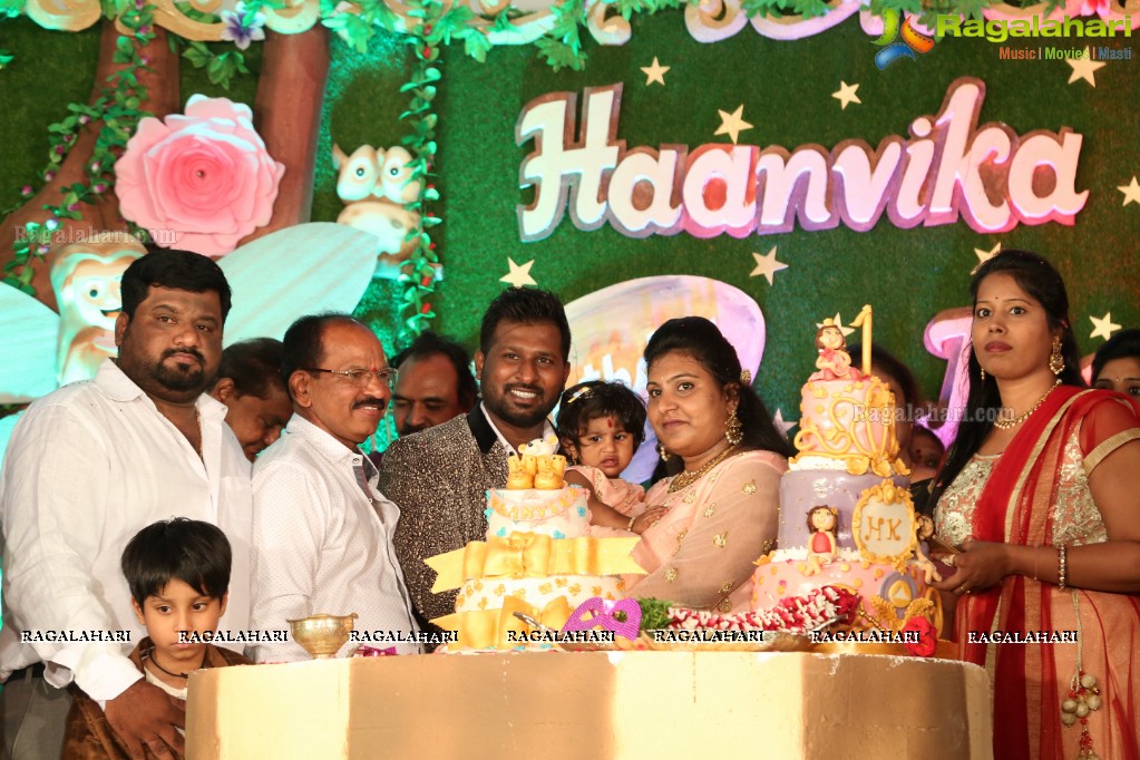 First Birthday Celebrations of Baby Haanvika Konka at Sri Raja Rajeshwari Gardens