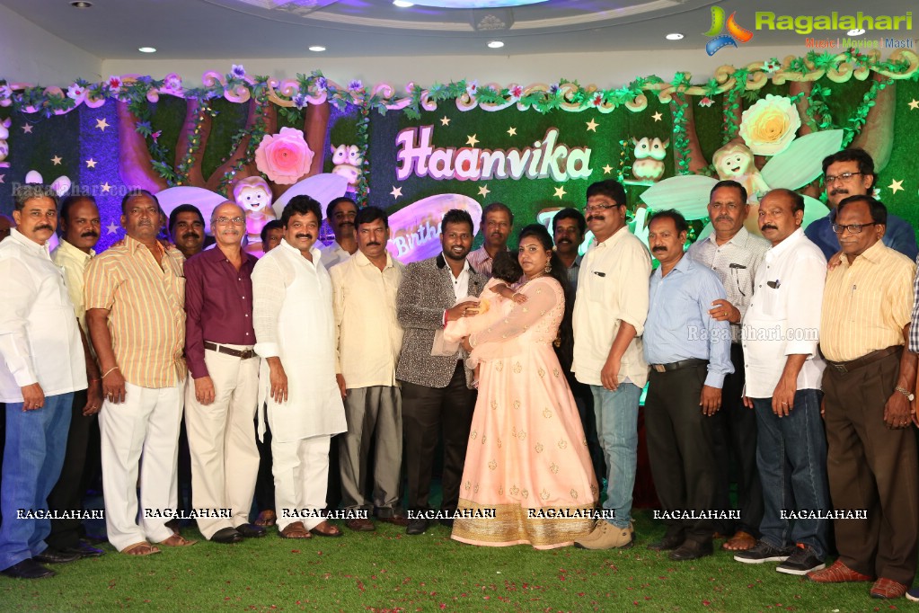 First Birthday Celebrations of Baby Haanvika Konka at Sri Raja Rajeshwari Gardens