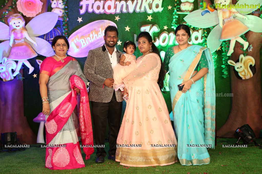 First Birthday Celebrations of Baby Haanvika Konka at Sri Raja Rajeshwari Gardens