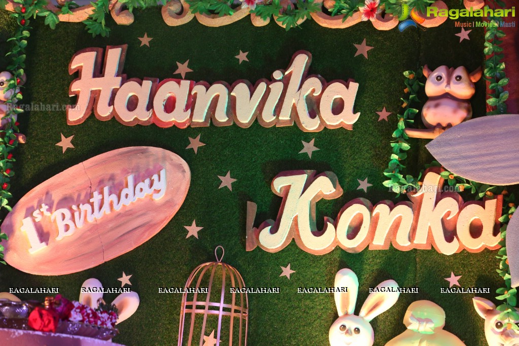 First Birthday Celebrations of Baby Haanvika Konka at Sri Raja Rajeshwari Gardens