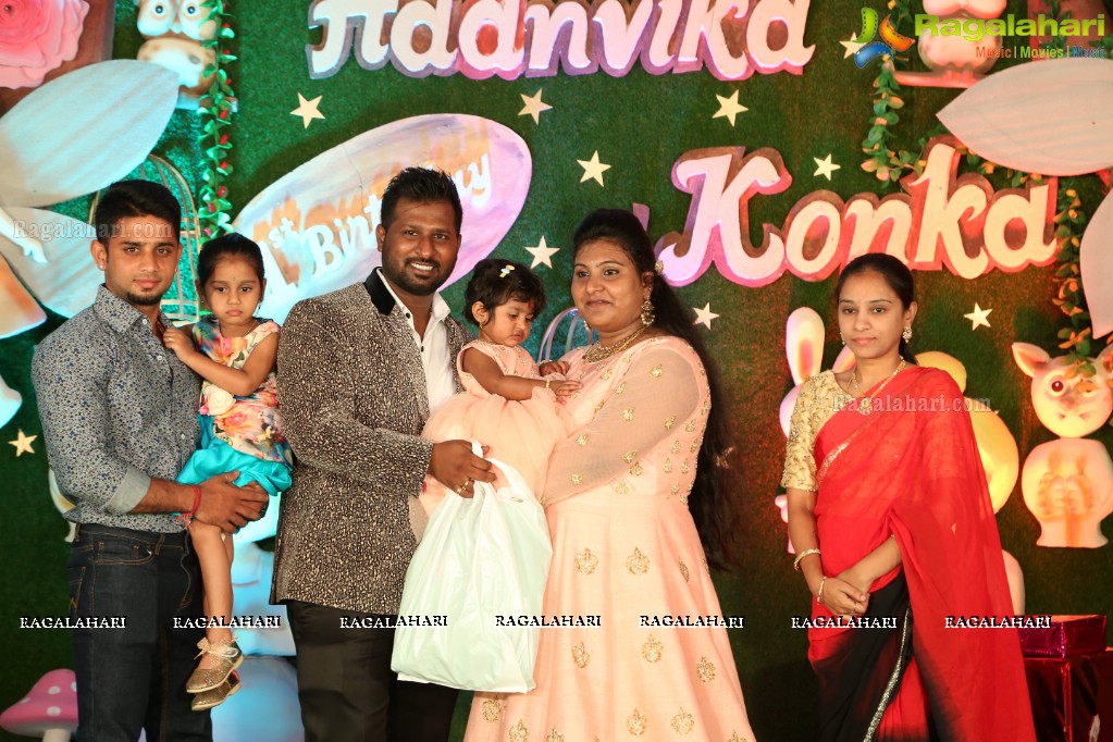 First Birthday Celebrations of Baby Haanvika Konka at Sri Raja Rajeshwari Gardens