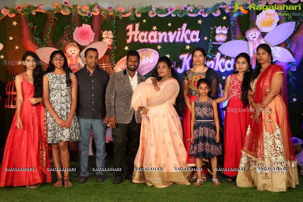 First Birthday Celebrations of Baby Haanvika Konka at Sri Raja Rajeshwari Gardens