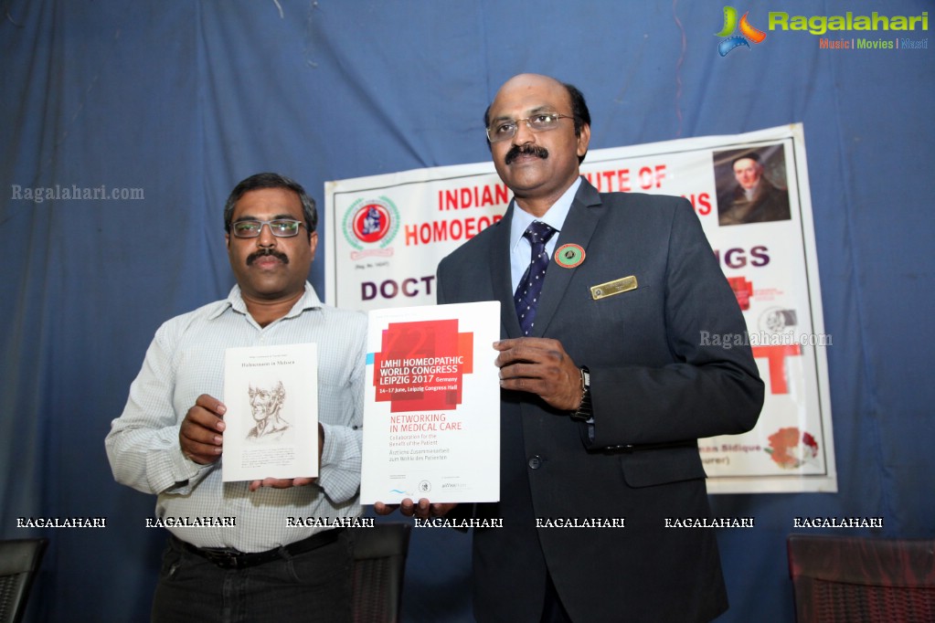 Global Homeopathic Convention Announcement at Press Club, Hyderabad