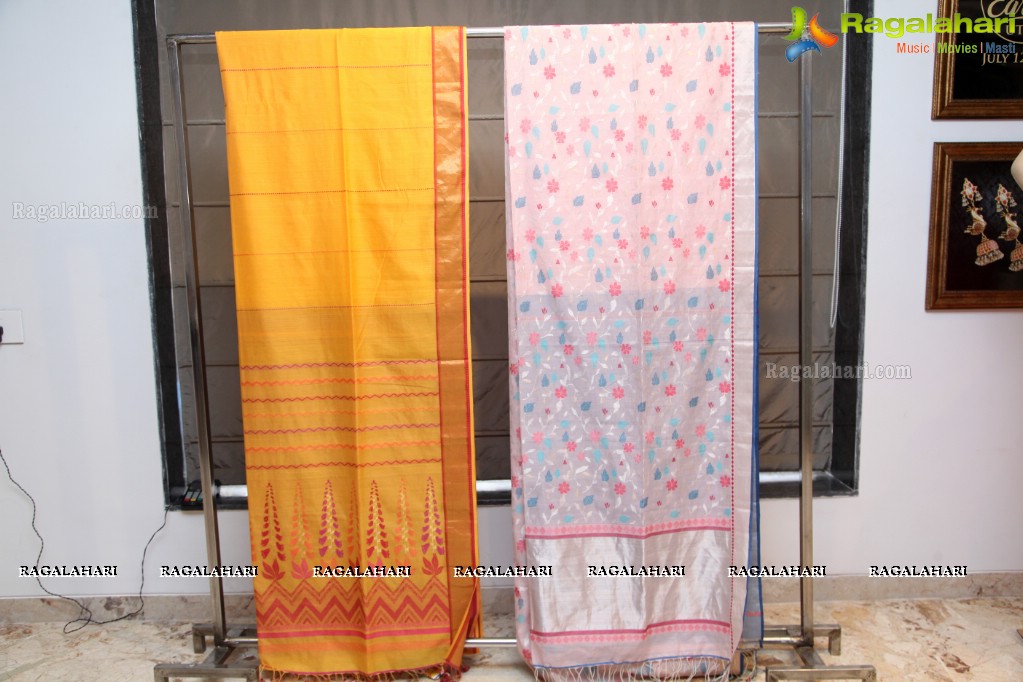 Showcase of Limited Edition of Organic Sarees by Ethicus at Kalasha Fine Jewels