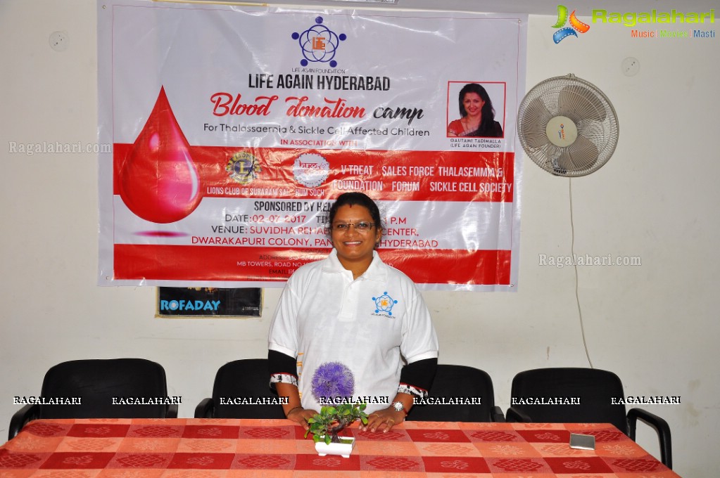 Life Again Foundation Blood Donation Camp, Hyderabad