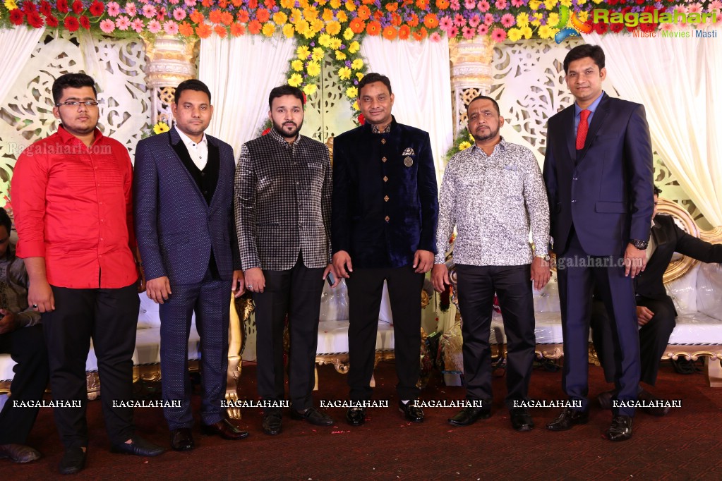 Mohammed Tajuddin Valima Ceremony at Royal Regency Garden, Hyderabad