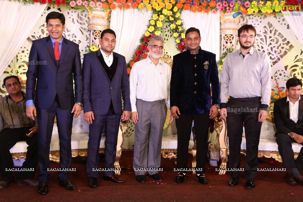 Mohammed Tajuddin Valima Ceremony at Royal Regency Garden, Hyderabad