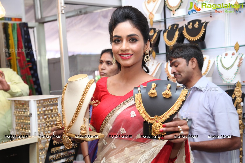 Pooja Sree Inaugurates National Silk Expo at Sri Satyasai Nigamagamam