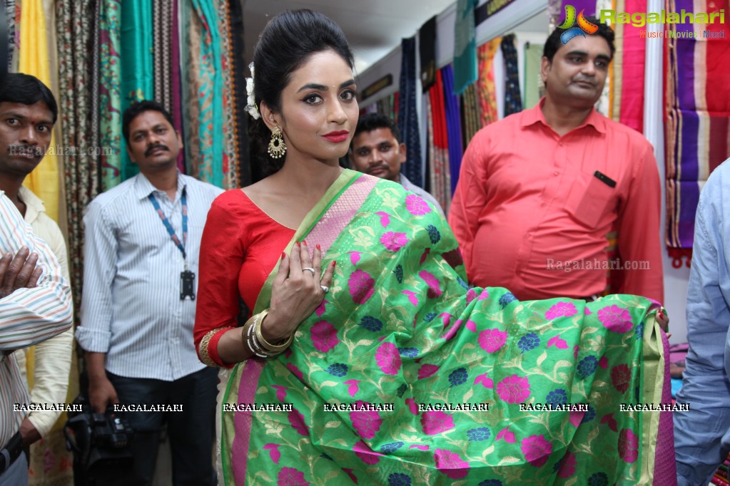 Pooja Sree Inaugurates National Silk Expo at Sri Satyasai Nigamagamam