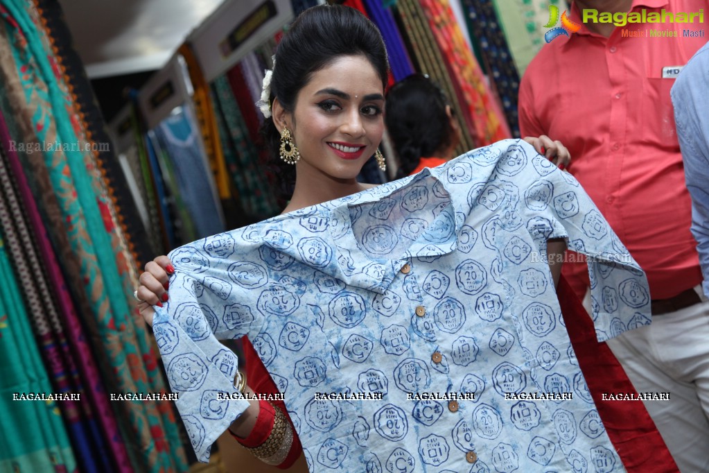 Pooja Sree Inaugurates National Silk Expo at Sri Satyasai Nigamagamam