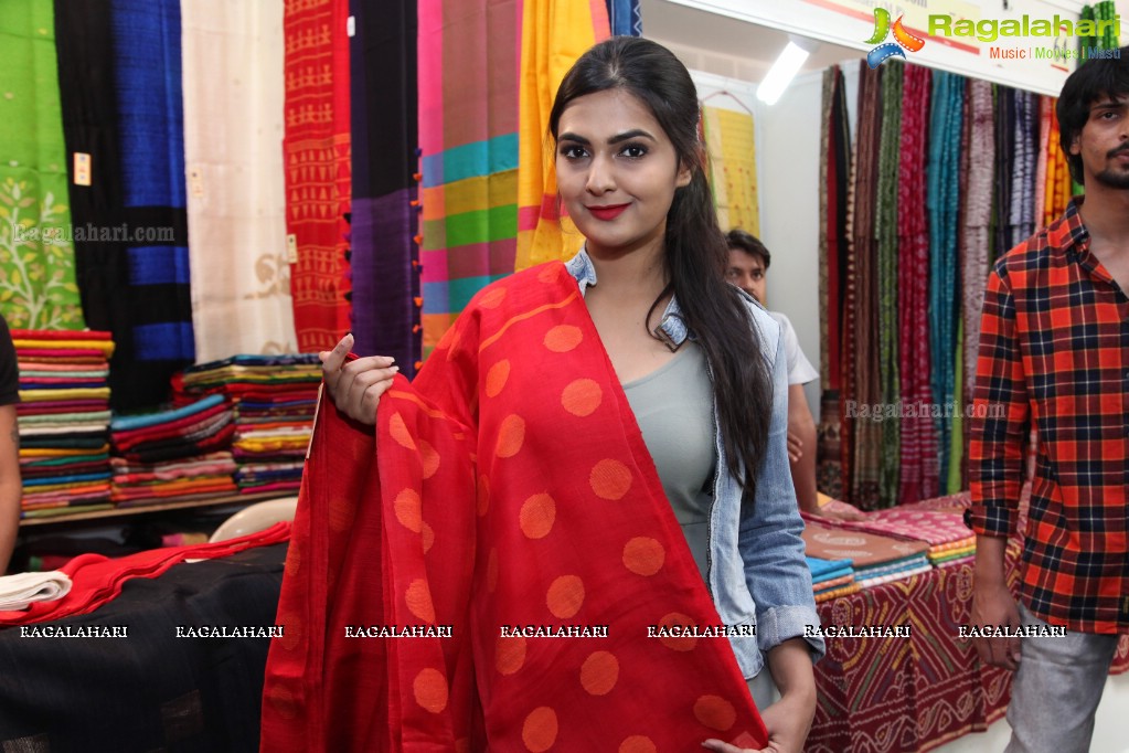 Neha Deshpande Inaugurates Silk India Expo 2017 at Shilpakala Vedika