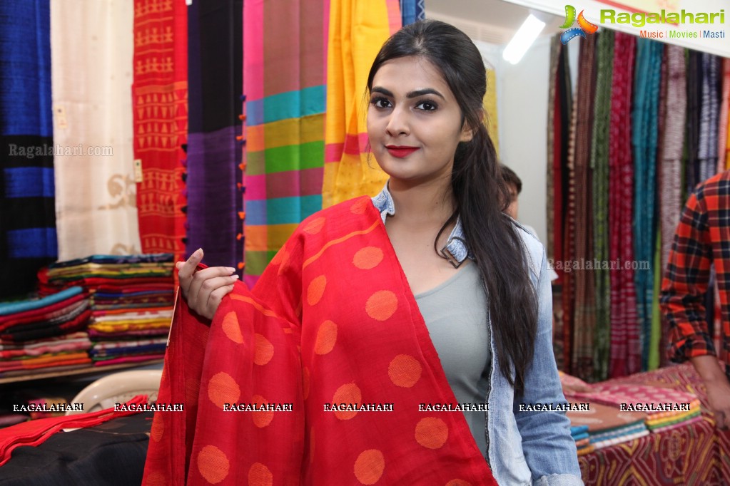 Neha Deshpande Inaugurates Silk India Expo 2017 at Shilpakala Vedika