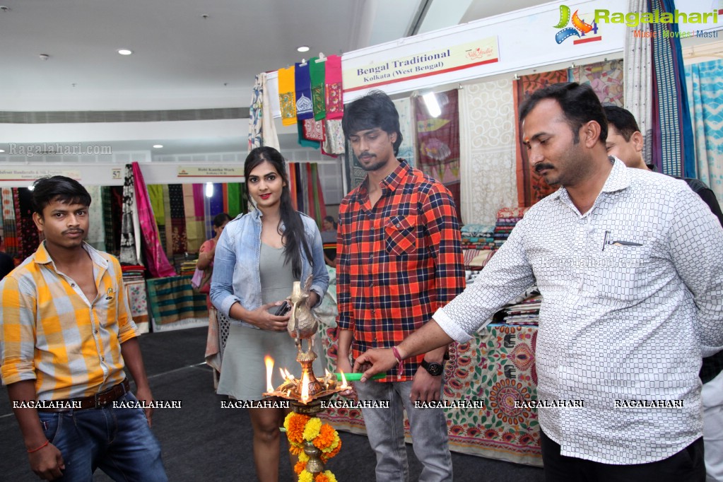 Neha Deshpande Inaugurates Silk India Expo 2017 at Shilpakala Vedika