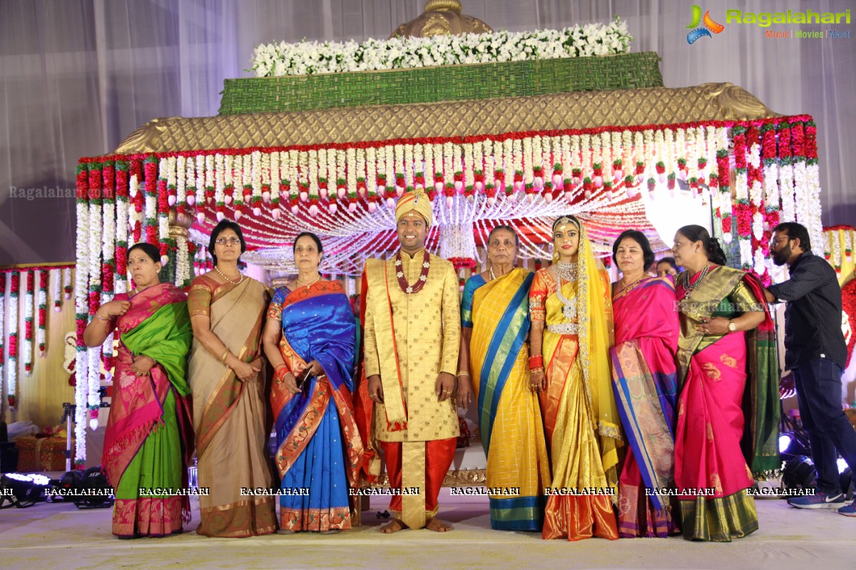 Grand Wedding of Nidhi with Abhilash at JRC