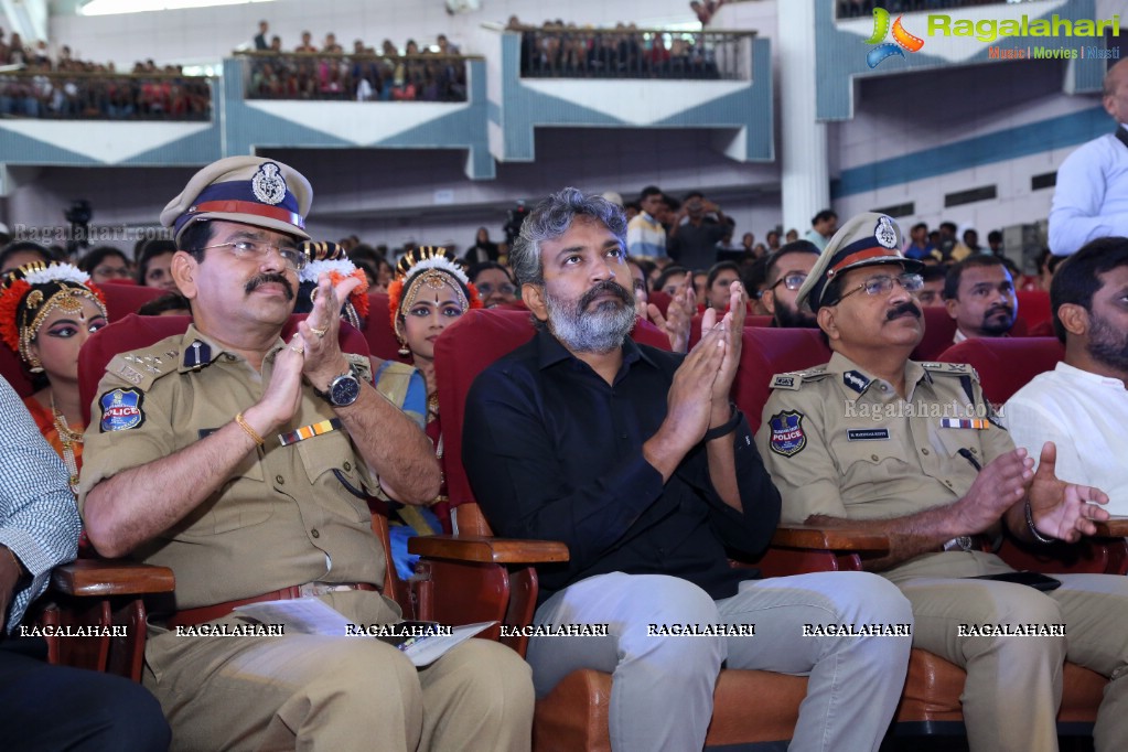 Mega Traffic Awareness Programme for College Students by Allu Arjun and Rajamouli