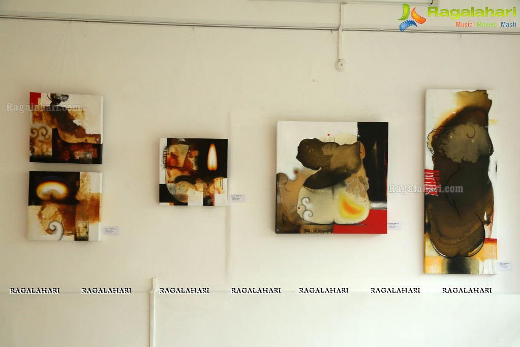 Form and Content - A Solo Exhibition of Paintings by Kiran Varikalla at Gallery Space India