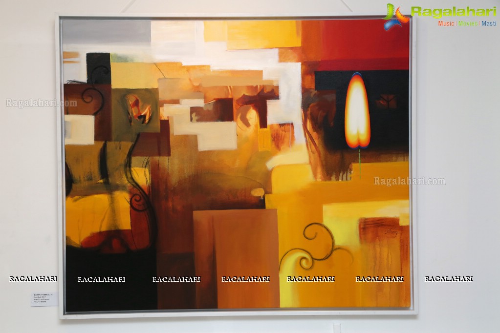 Form and Content - A Solo Exhibition of Paintings by Kiran Varikalla at Gallery Space India