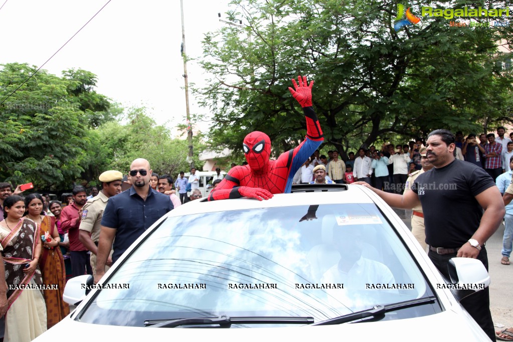 Spiderman Meet at Nalanda Educational Institutions, Vengalrao Nagar, Hyderabad