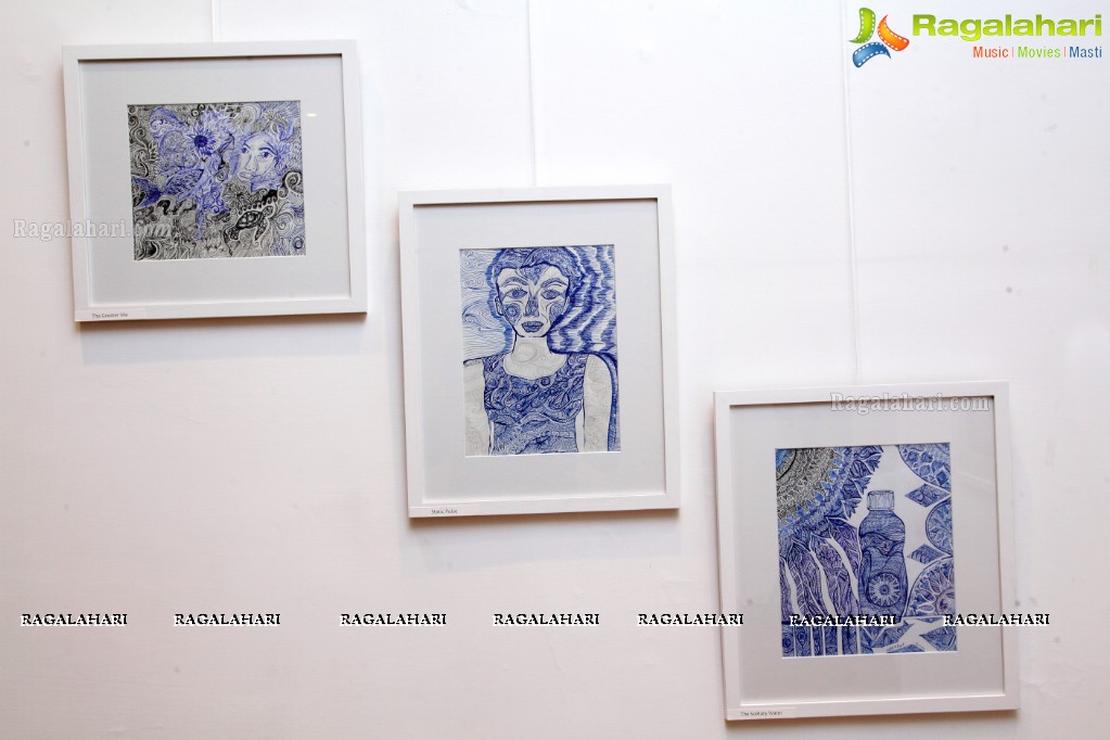 A Spread of Fine Thought - Art Exhibition by Maitri Rangarajan Paul at Saptaparni, Hyderabad