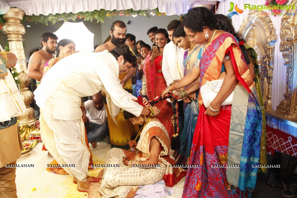 Grand Wedding of Sumanth with Sirisha at Bramaramba Mallikarjuna Swamy Kalyanamandapam, Hyderabad