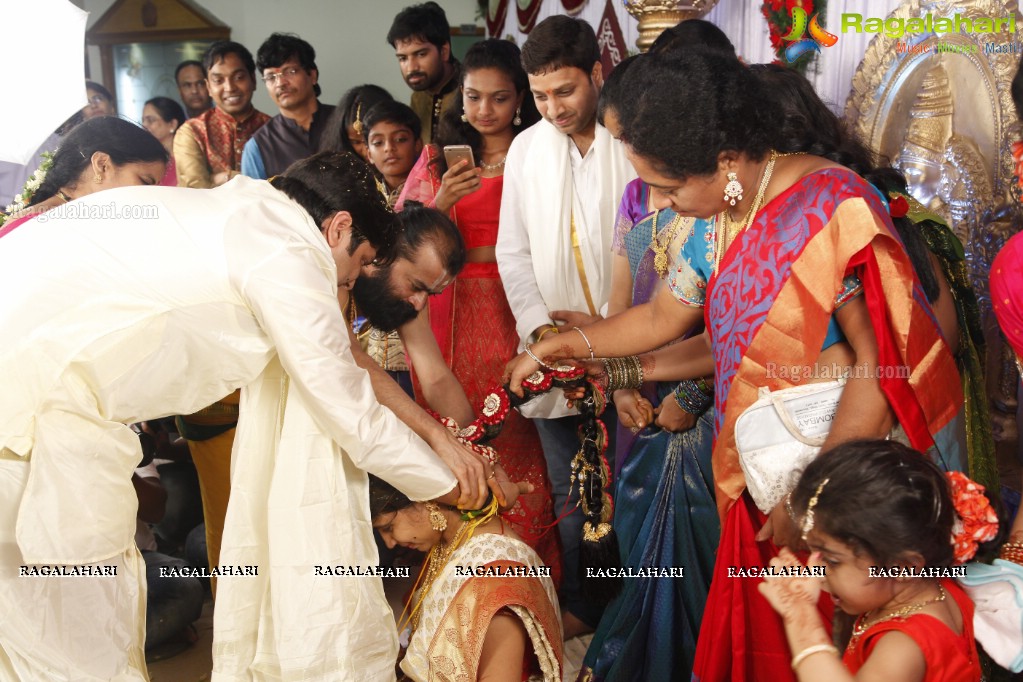 Grand Wedding of Sumanth with Sirisha at Bramaramba Mallikarjuna Swamy Kalyanamandapam, Hyderabad