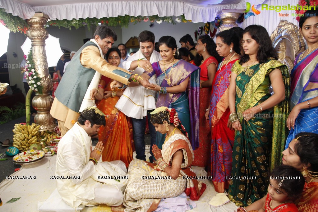 Grand Wedding of Sumanth with Sirisha at Bramaramba Mallikarjuna Swamy Kalyanamandapam, Hyderabad