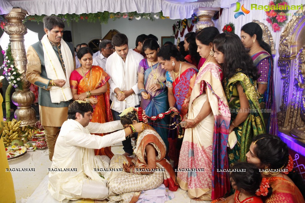 Grand Wedding of Sumanth with Sirisha at Bramaramba Mallikarjuna Swamy Kalyanamandapam, Hyderabad