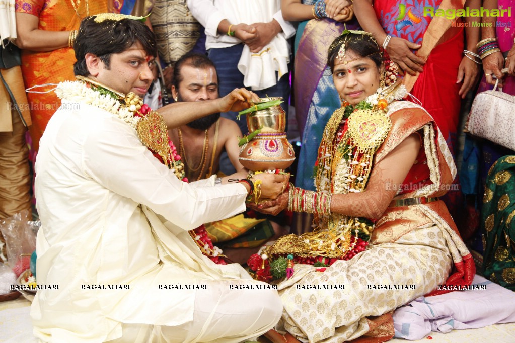 Grand Wedding of Sumanth with Sirisha at Bramaramba Mallikarjuna Swamy Kalyanamandapam, Hyderabad