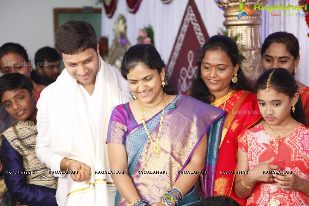 Grand Wedding of Sumanth with Sirisha at Bramaramba Mallikarjuna Swamy Kalyanamandapam, Hyderabad