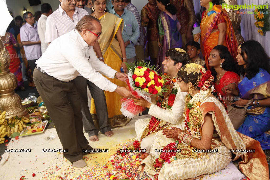 Grand Wedding of Sumanth with Sirisha at Bramaramba Mallikarjuna Swamy Kalyanamandapam, Hyderabad