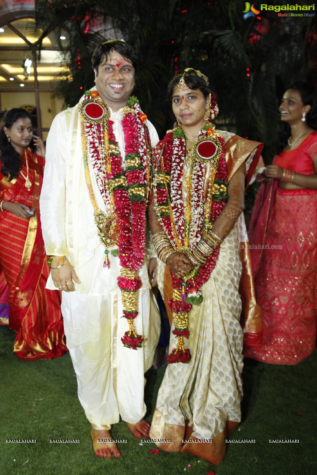 Grand Wedding of Sumanth with Sirisha at Bramaramba Mallikarjuna Swamy Kalyanamandapam, Hyderabad