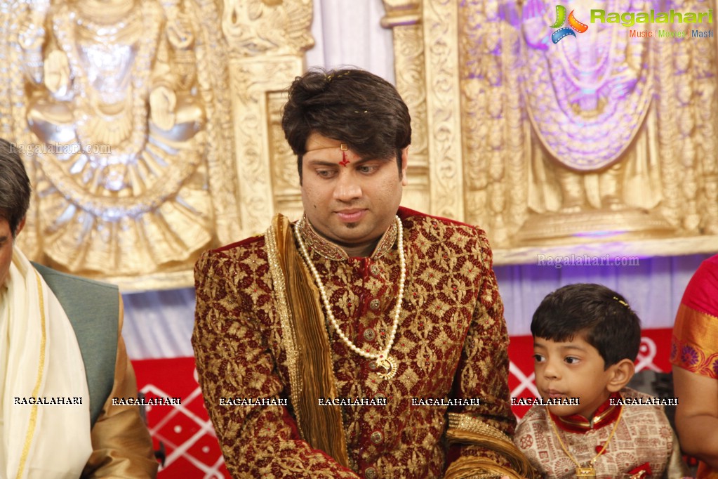 Grand Wedding of Sumanth with Sirisha at Bramaramba Mallikarjuna Swamy Kalyanamandapam, Hyderabad